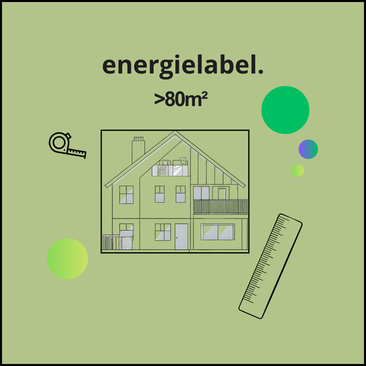 energielabel > 80m²